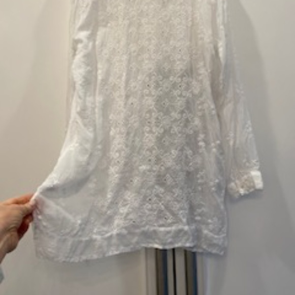 Johnny Was blouse Large white - Picture 5 of 13